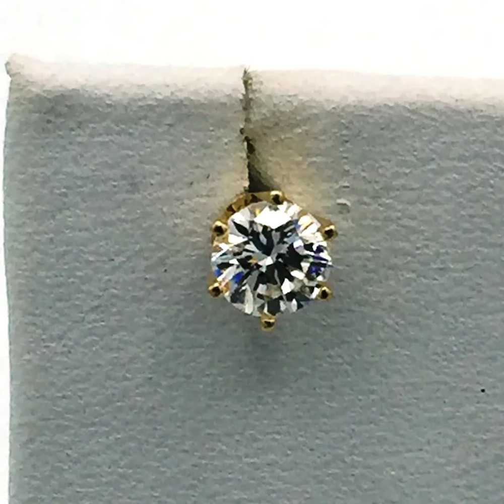 14k 1 CTW Diamond Stud Earrings - image 5