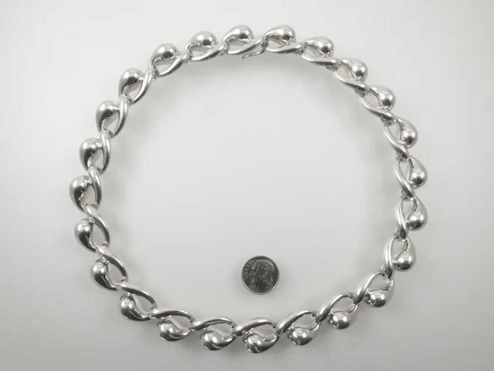 Charles Krypell Sculptural Silver Necklace - image 2