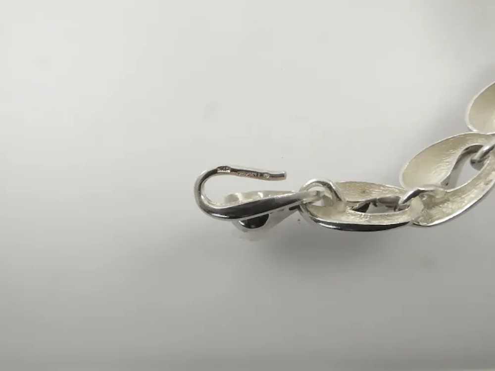 Charles Krypell Sculptural Silver Necklace - image 4