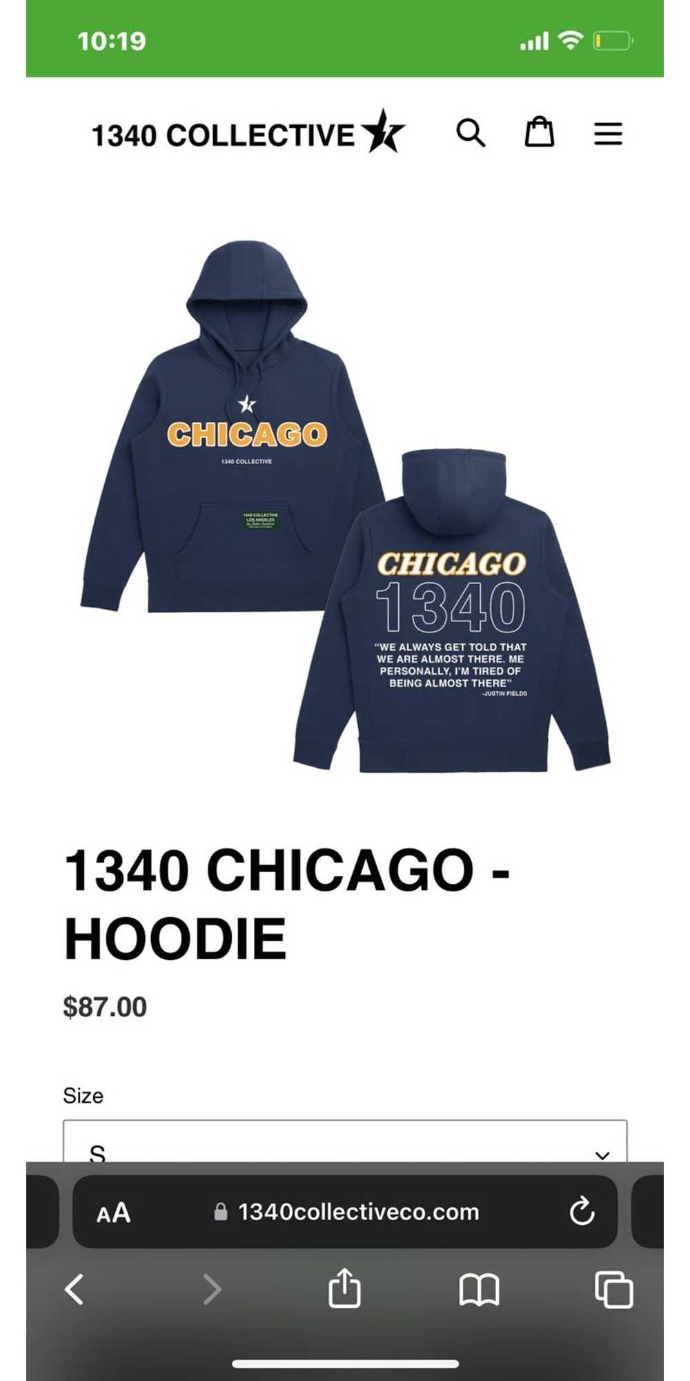 Streetwear 1340 Collective Limited Edition Chicag… - image 1