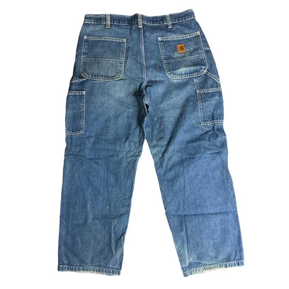 Carhartt Vintage Carhartt Thrashed Carpenter Jeans - image 2