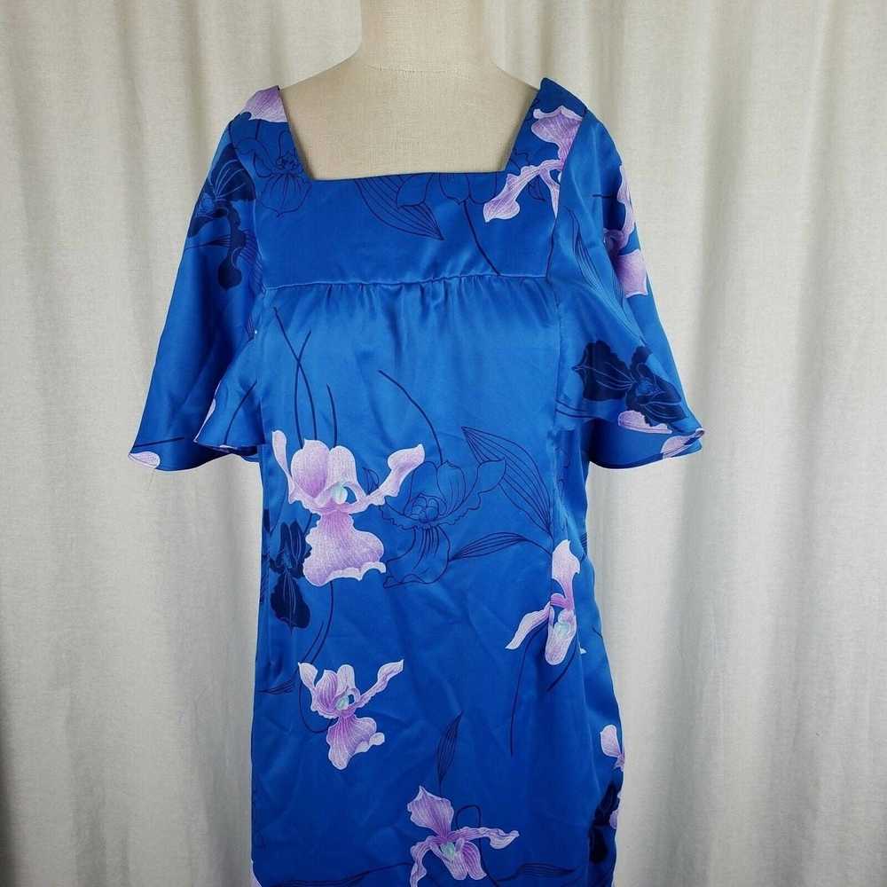 Vintage Paradise Isle Maxi Hawaiian MuuMuu Sun Dr… - image 2