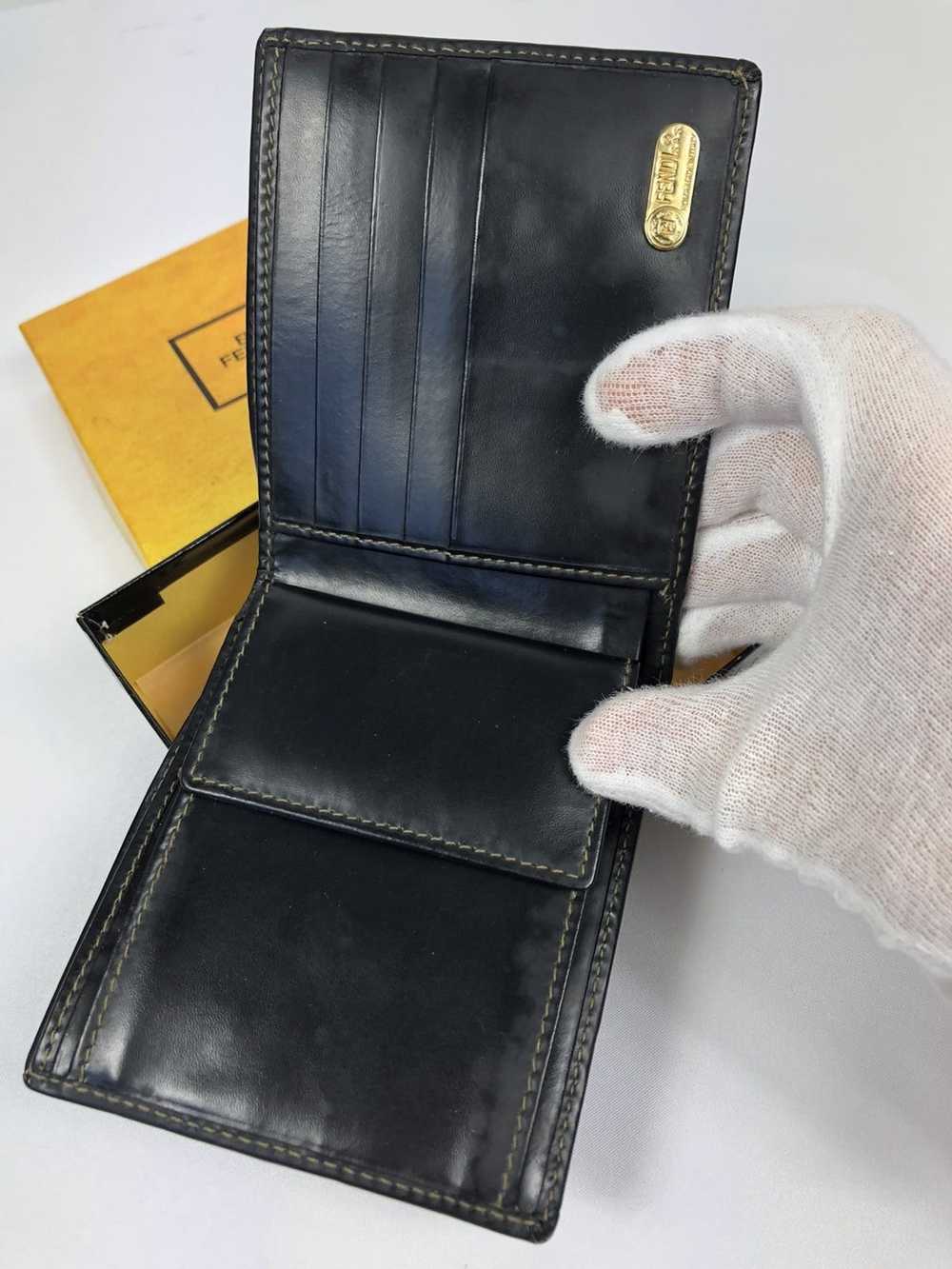 Fendi Fendi FF striped bifold wallet - image 3