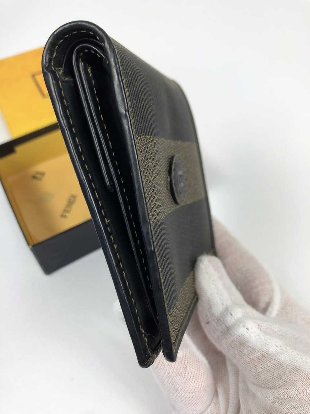 Fendi Fendi FF striped bifold wallet - image 8