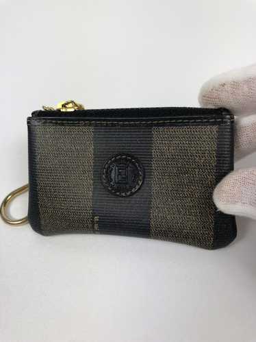 Fendi Fendi FF striped coin pouch