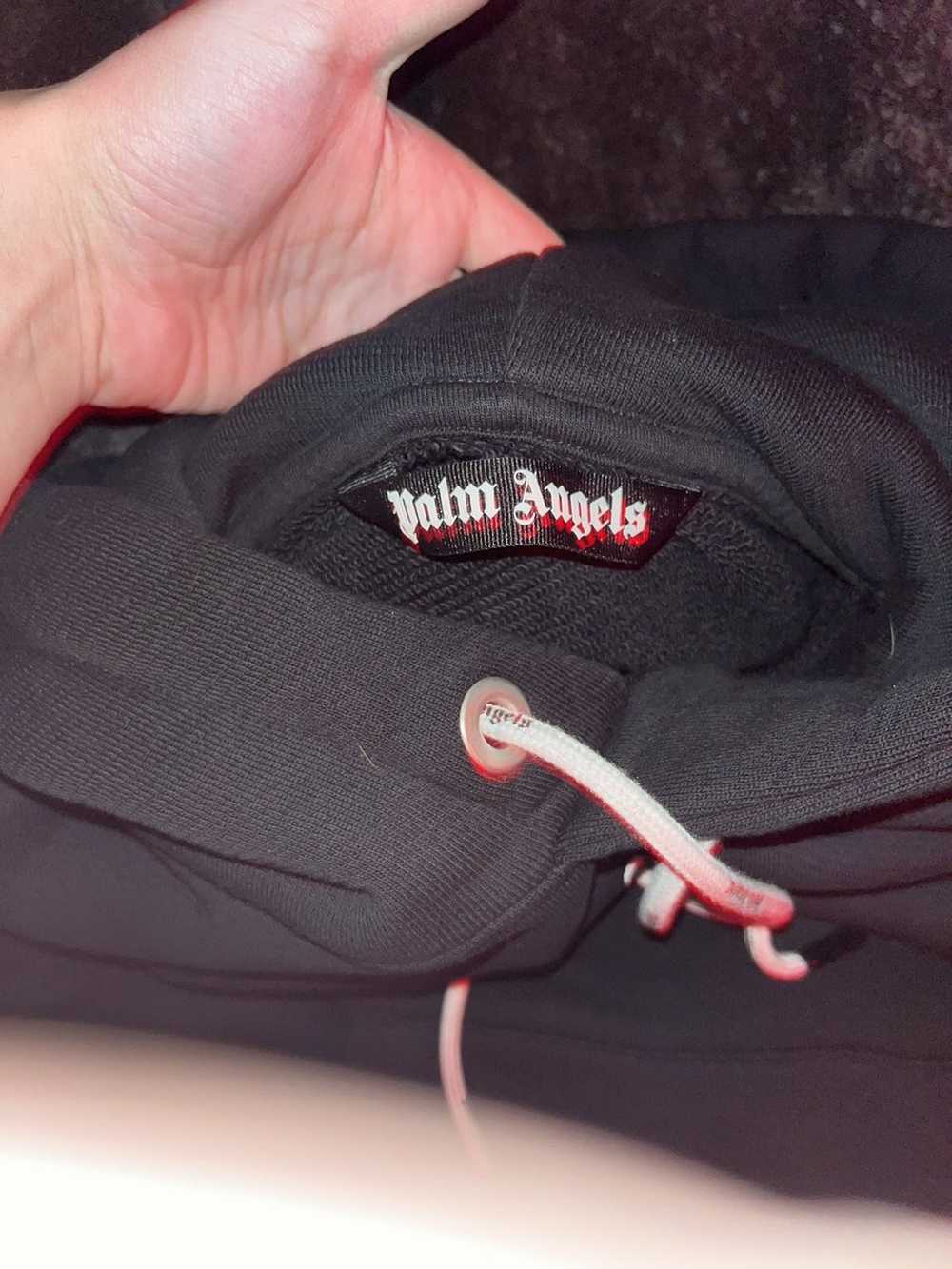 Palm Angels Palm Angels Curved Logo Hoodie - image 3