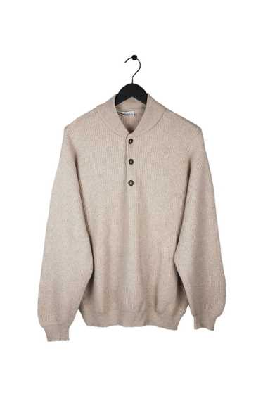 Gucci Vintage Gucci Pure Cashmere Bomber Sweater … - image 1