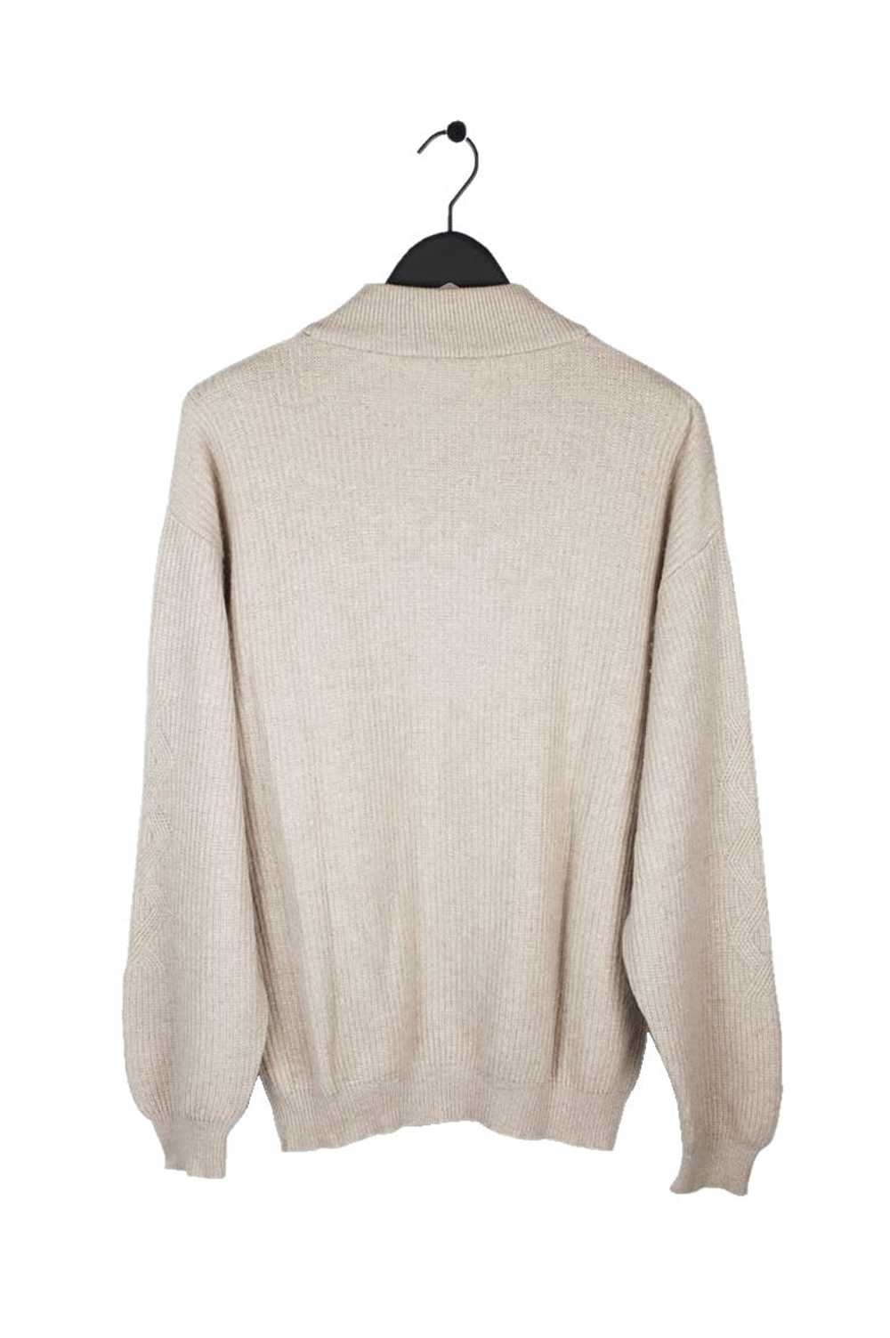 Gucci Vintage Gucci Pure Cashmere Bomber Sweater … - image 5