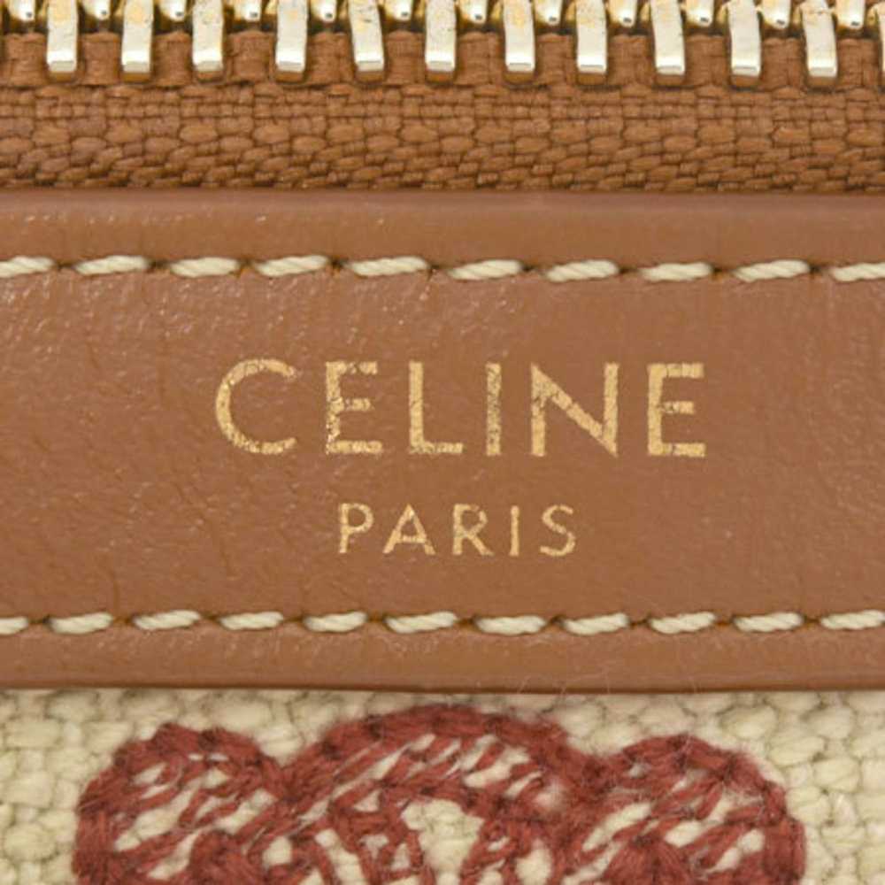 Celine Celine Small Boston Bag Handbag Brown x Re… - image 9