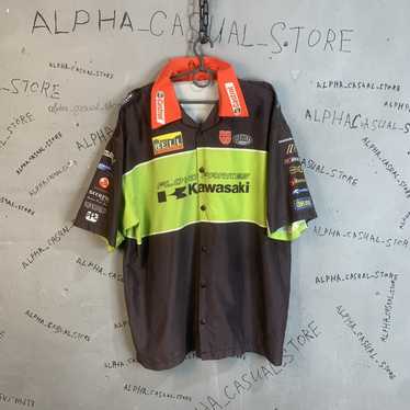 Japanese Brand × Racing vintage Kawasaki shirt - image 1