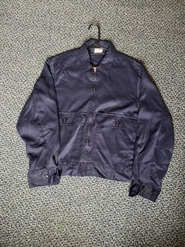 Vintage Vintage Navy blue cropped work jacket