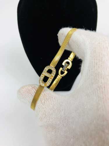 Dior Dior encrusted CD bracelet - image 1