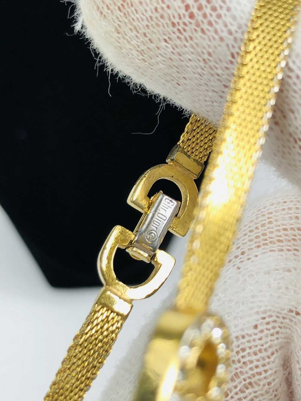 Dior Dior encrusted CD bracelet - image 5