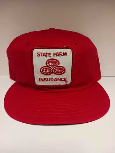 Hat × Snap Back × Vintage Vintage State Farm Insur