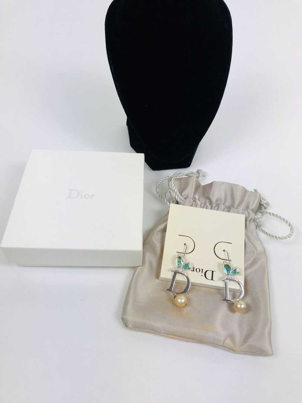 Dior Dior D butterfly ear rings - image 1