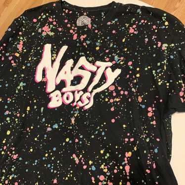 Nasty Boys Tee Shirt Raglan Cincinnati Reds 1990 