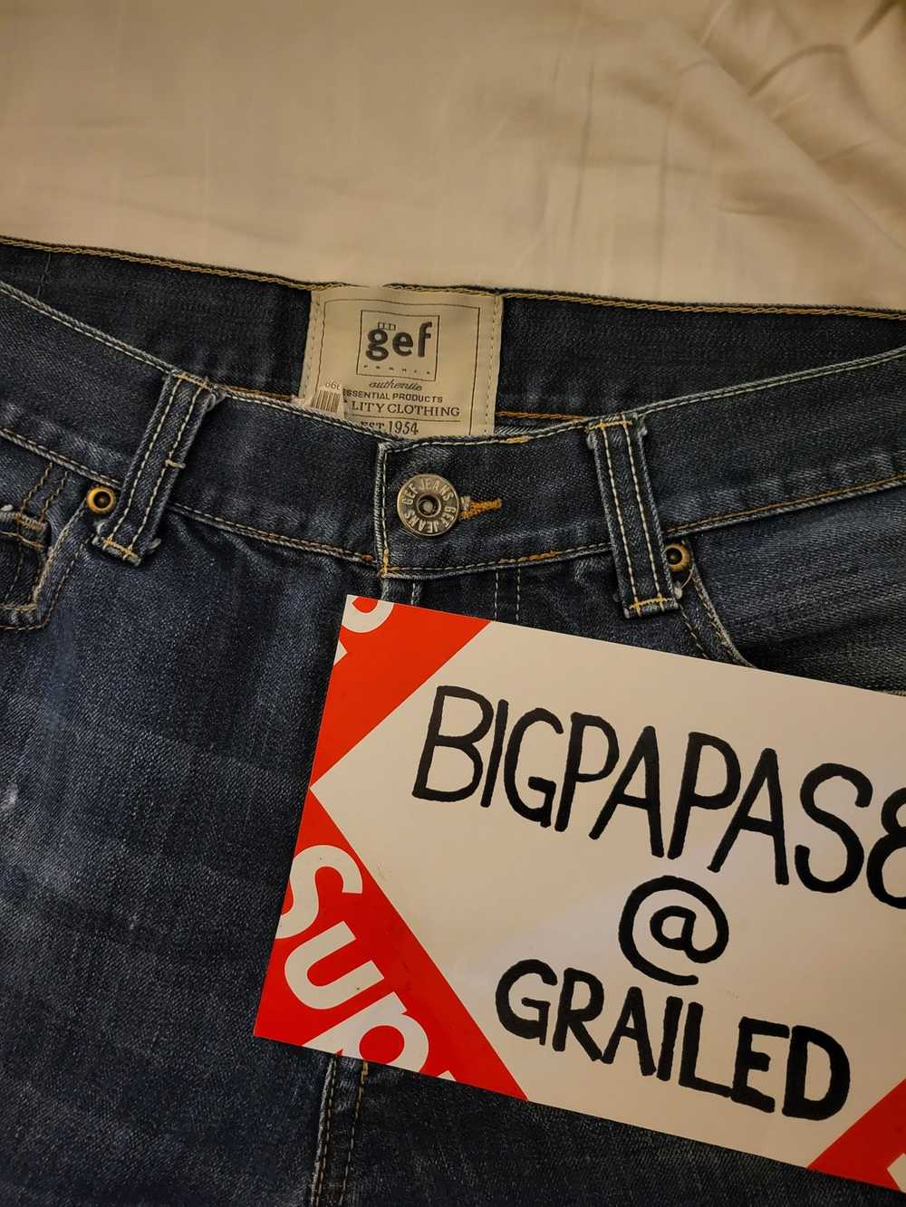 Vintage Gef- Men's jeans 32x30 - image 7