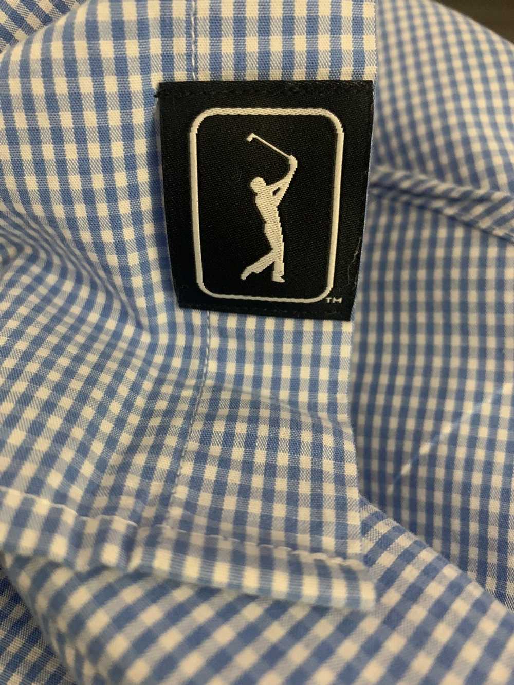 Pga Tour PGA TOUR Checked Cotton Shirt - image 6