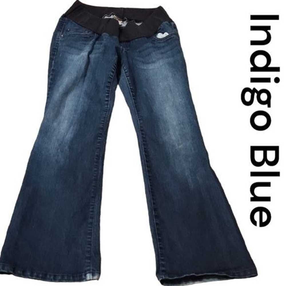 Other Indigo Blue Large Maternity Flare Jeans Gem