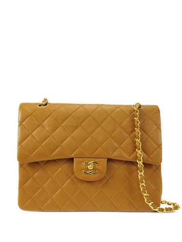 CHANEL Pre-Owned 1990 medium Double Flap shoulder… - image 1