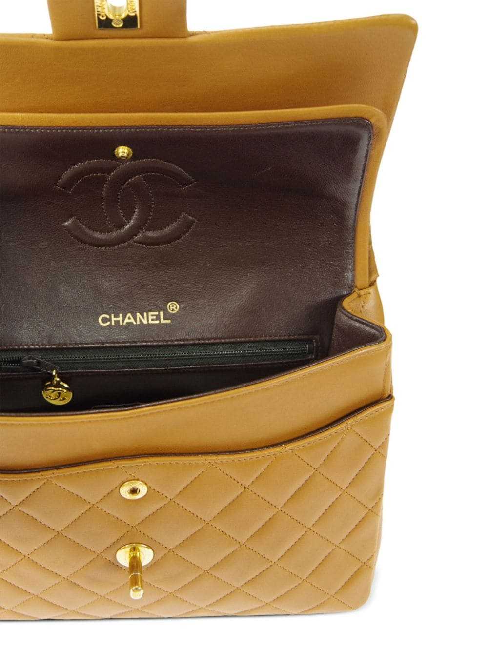 CHANEL Pre-Owned 1990 medium Double Flap shoulder… - image 4