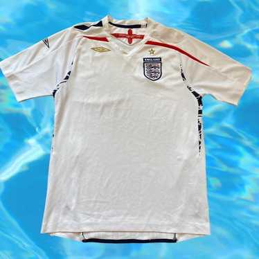 Steven Gerrard #4 England Soccer National Team Football Jersey Shirt Mens  Size S