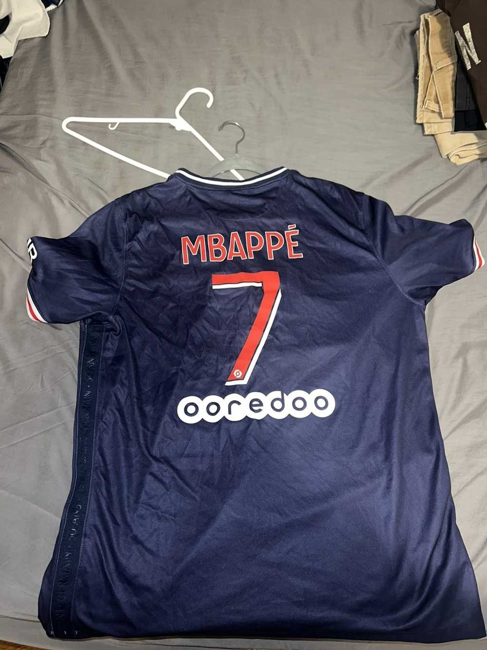 finekeys New France Home Soccer Jersey World Cup 2022 Men Adult Mbappe #10 Benzema #19 M / Any Name & Number