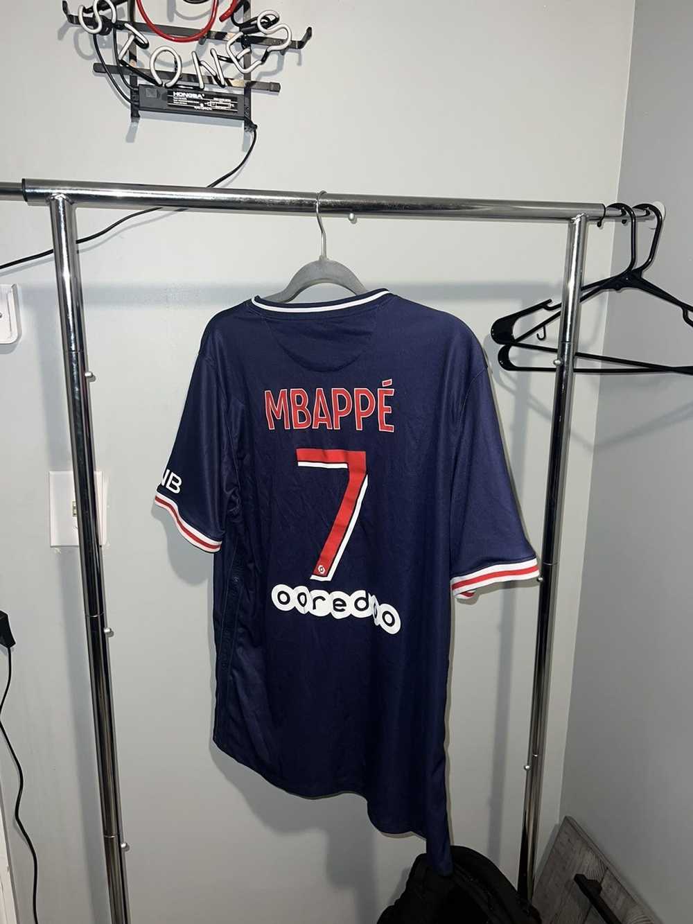 Nike Men's MBAPPE PSG Paris Away Player Issue Soccer Jersey,  CD4188-101, Sizes