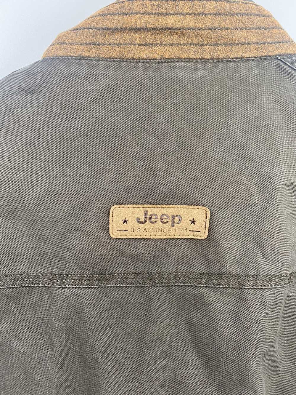 Jeep Jeep Cargo Utility Military Jacket Brown LAR… - image 3