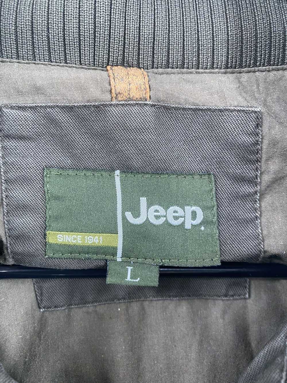 Jeep Jeep Cargo Utility Military Jacket Brown LAR… - image 4