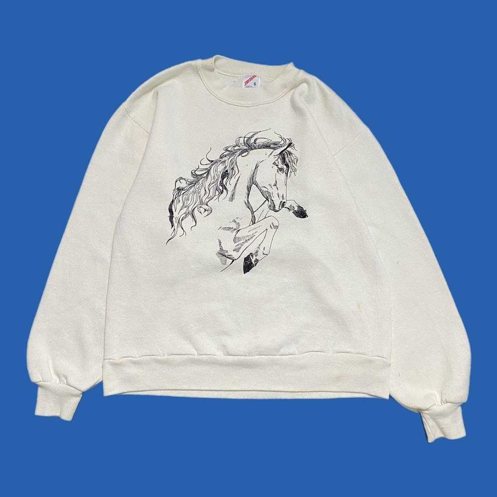 Animal Tee × Vintage vintage horse sweatshirt - image 1