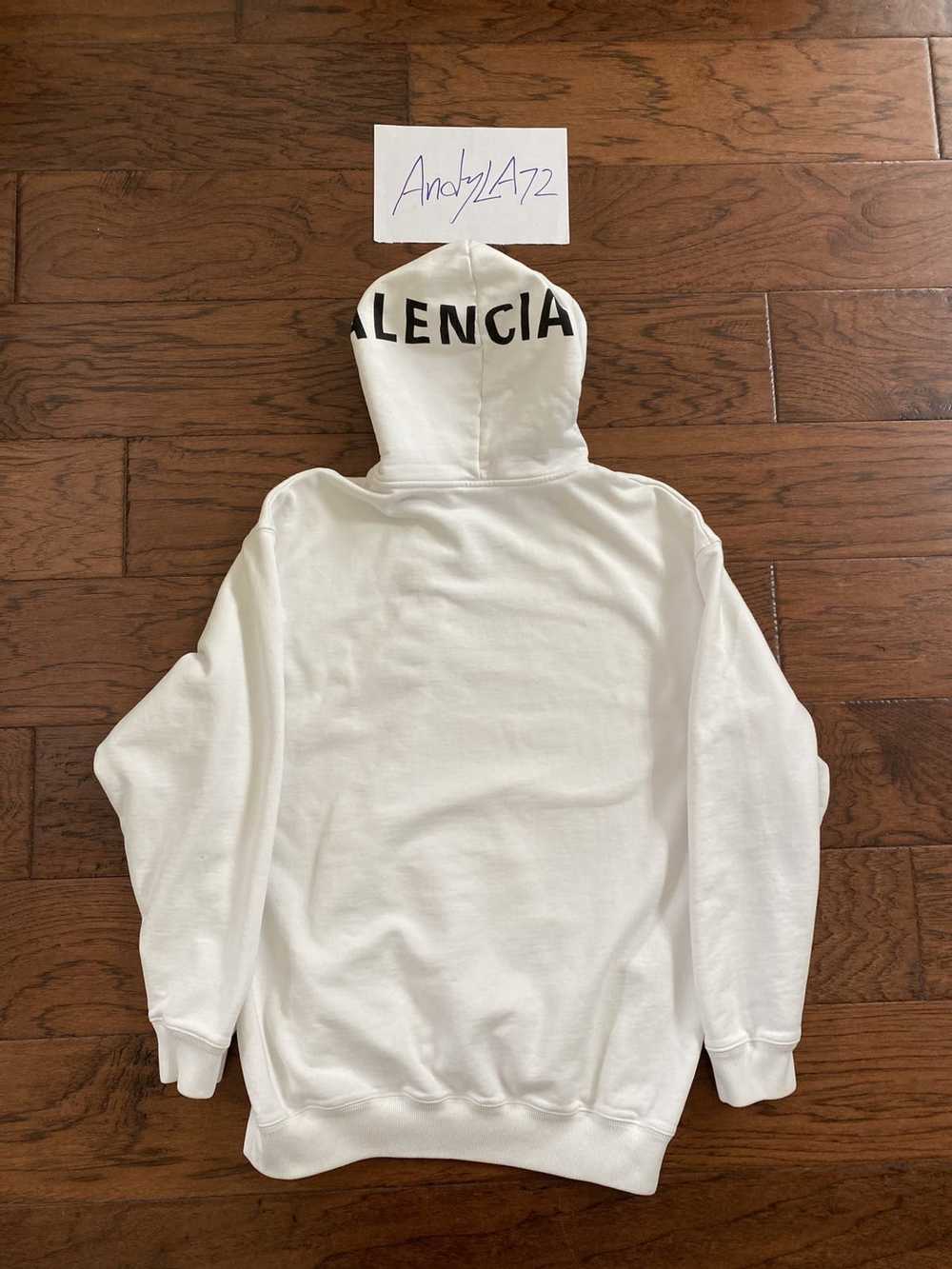 Balenciaga Balenciaga Logo Hoodie - image 2