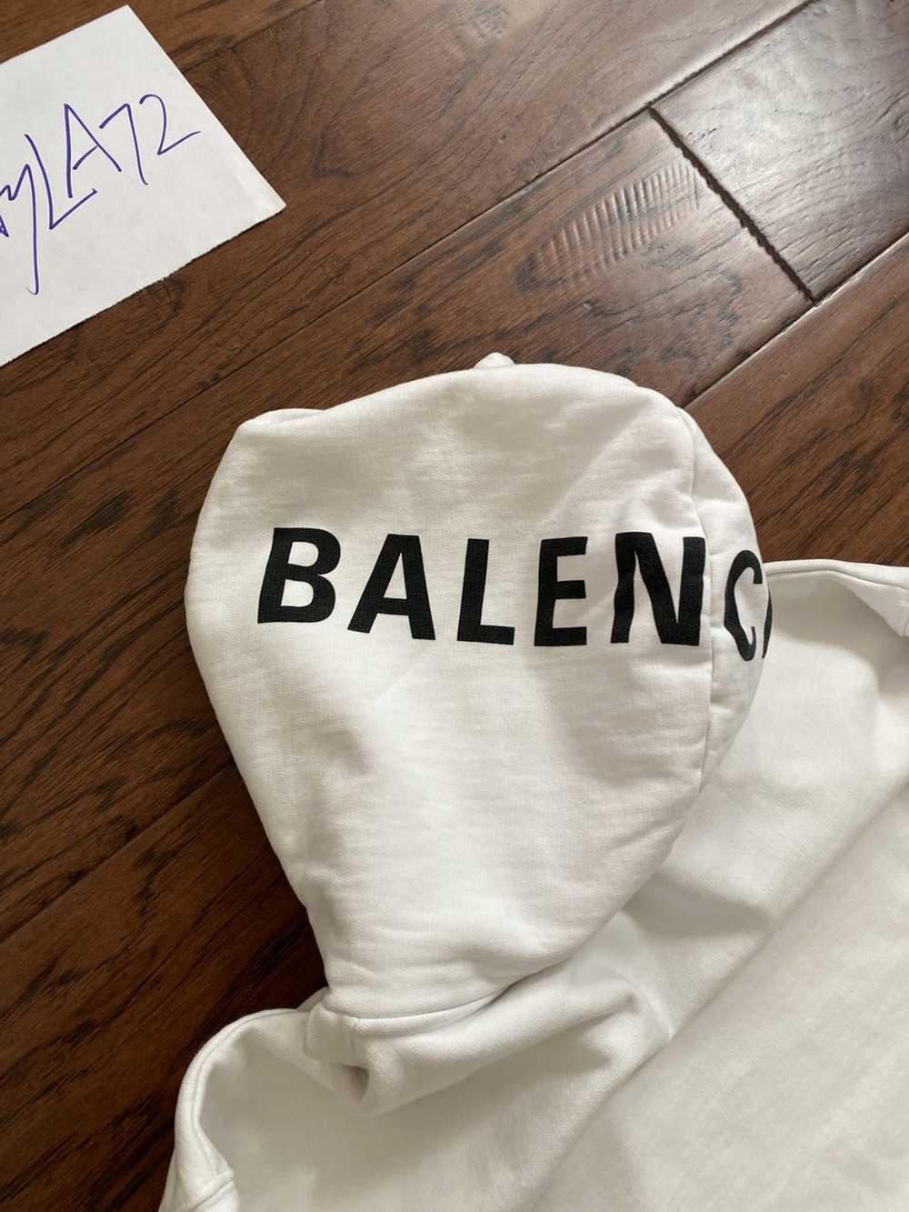 Balenciaga Balenciaga Logo Hoodie - image 3