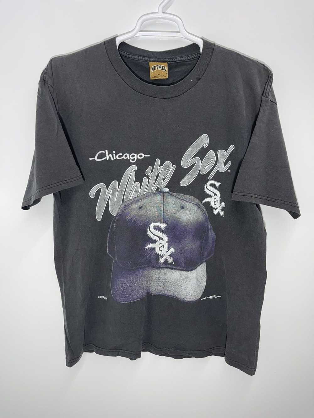 MLB × Vintage Vtg white Sox t-shirt 1995 nutmeg g… - image 1