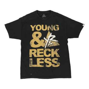 Vintage Young & Reckless T-Shirt - Large Black Co… - image 1