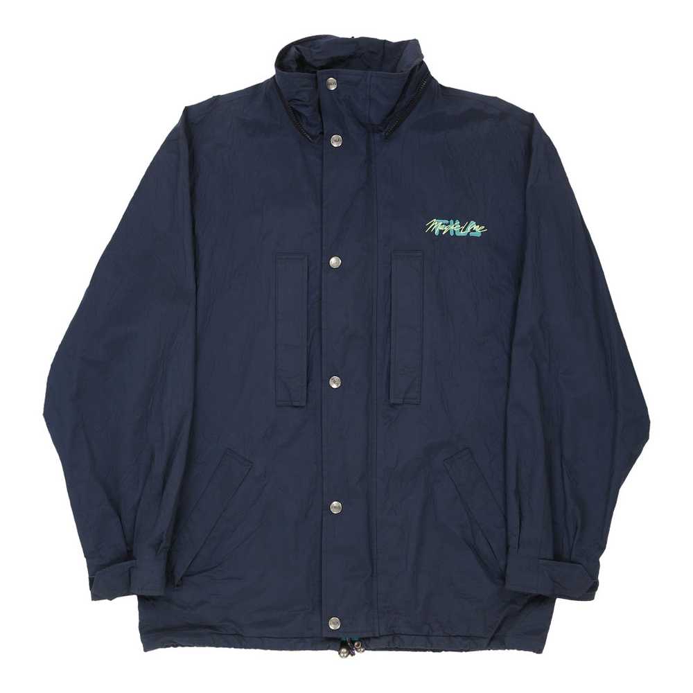 Vintage Magic Line Fila Coat - XL Blue Polyester - image 1