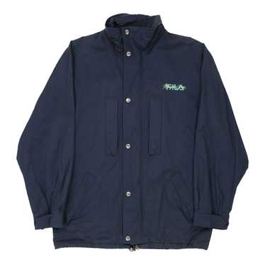 Vintage Magic Line Fila Coat - XL Blue Polyester - image 1