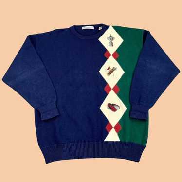 Vintage 90s Golfing Sweater - image 1