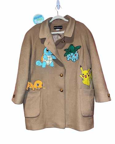 Pokemon × Vintage Pokémon Anime Coat Dress Embroid