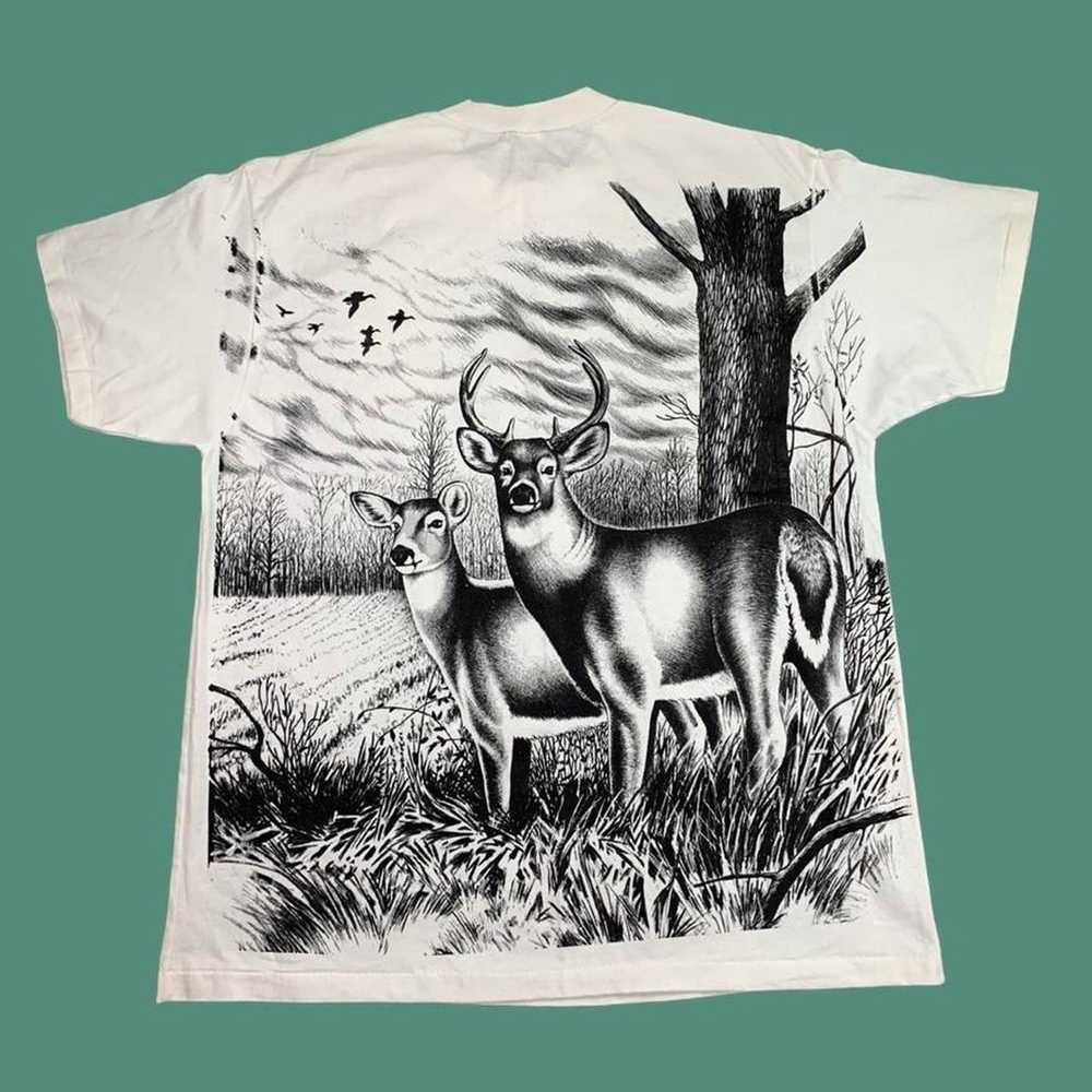 Vintage 90s Deer t-shirt - image 2