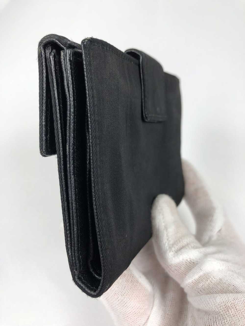 Prada Prada tessuto nero nylon bifold wallet - image 6