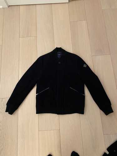 Paul Smith Navy Wool Bomber Jacket