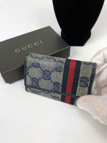 Gucci Gucci gg canvas monogram key holder - image 1