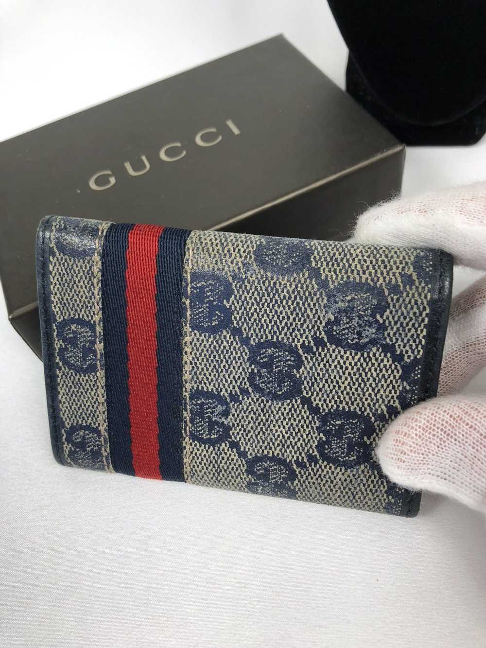 Gucci Gucci gg canvas monogram key holder - image 2