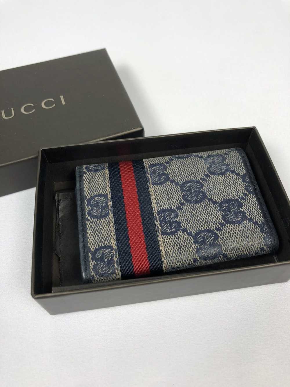 Gucci Gucci gg canvas monogram key holder - image 8