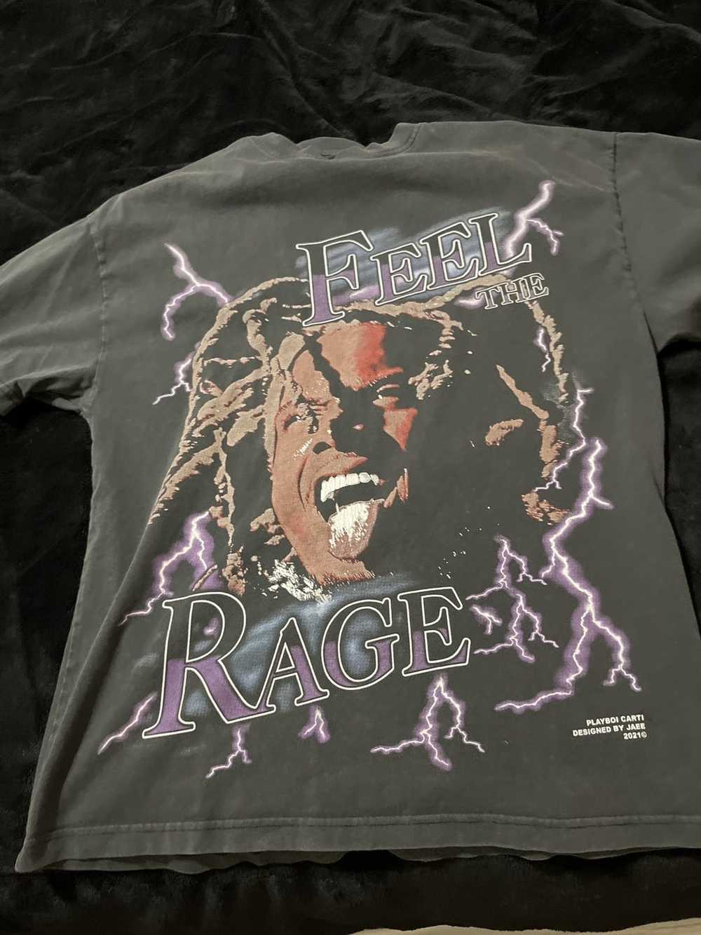 Rap Tees Playboi carti feel the rage tee - image 1