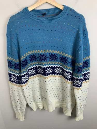 Coloured Cable Knit Sweater × Vintage Vintage Snow