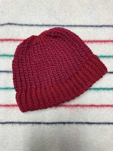 Handknit × Handmade × Hat Crochet knit beanie hand