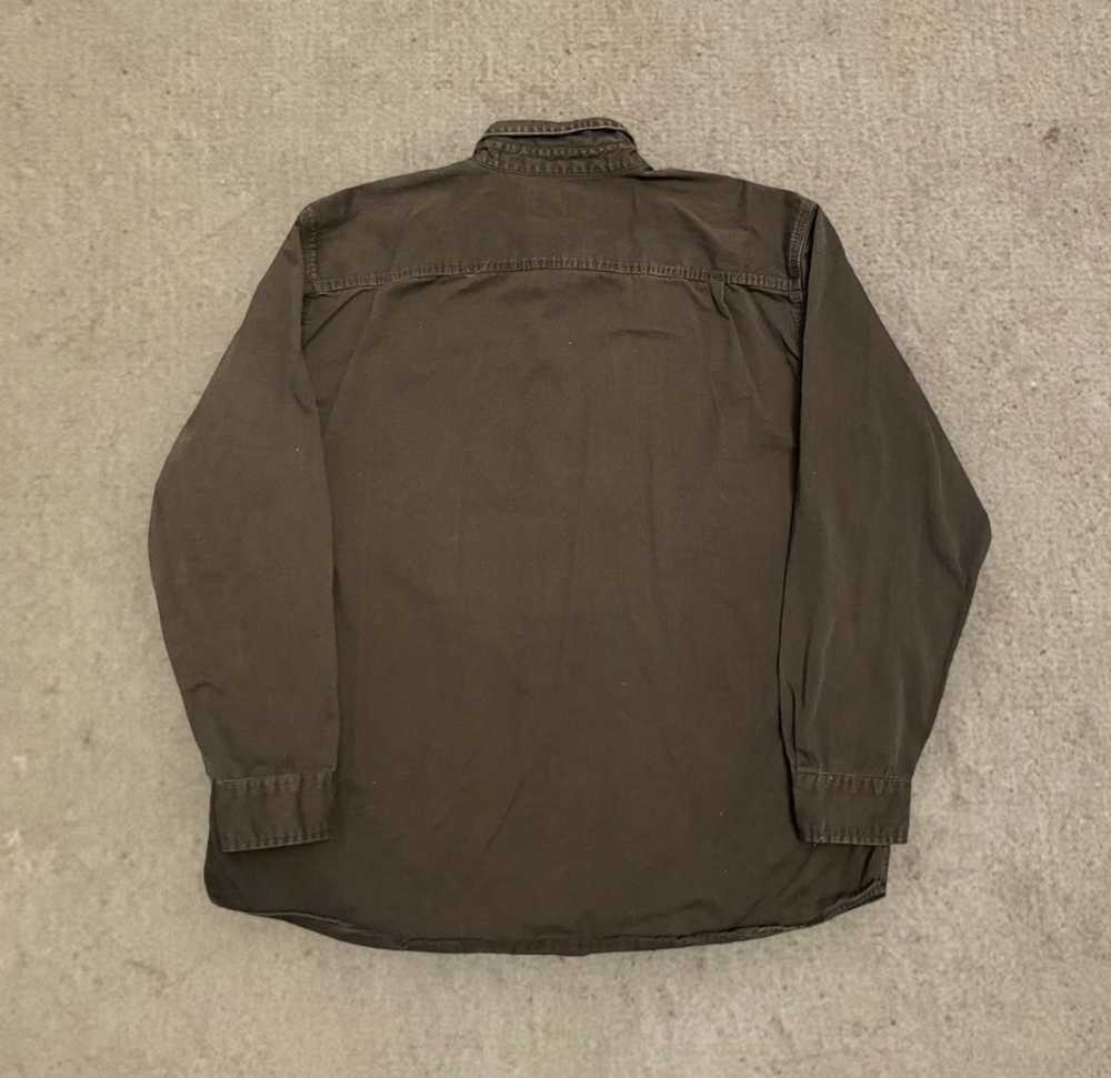 Vintage Y2K 2000s Faded Brown Schmidt Workwear Bu… - image 2