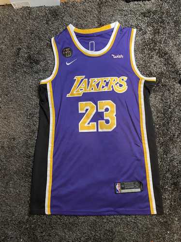 NBA Nike Lebron James Lakers Jersey Kb Patch sz 52